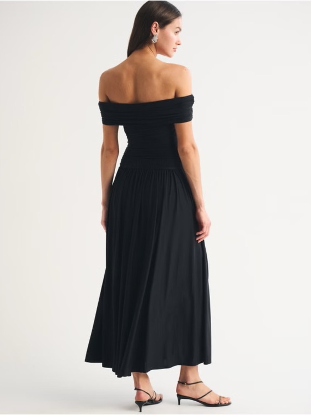 Bra-Free Drop-Waist Maxi Dress Abercrombie - Picture 4 of 6